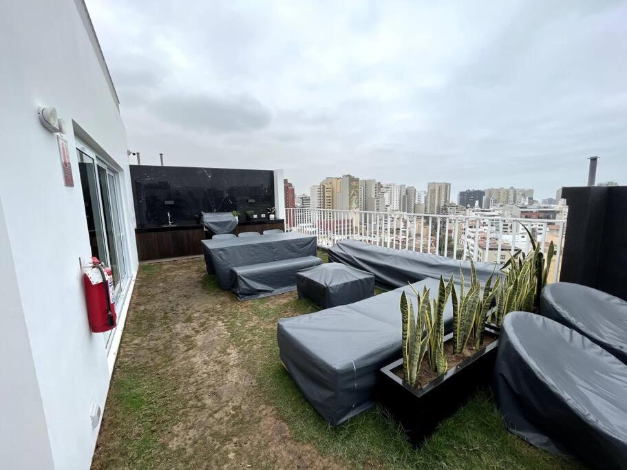 Luxury Apartment In Miraflores With Rooftop Pool 리마 외부 사진