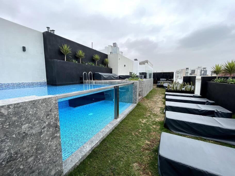Luxury Apartment In Miraflores With Rooftop Pool 리마 외부 사진